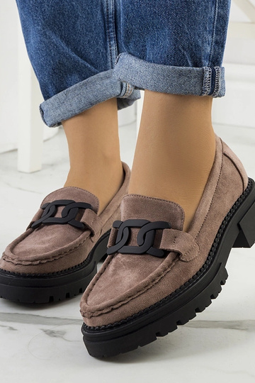 Bottes en simili daim marron Gabriella