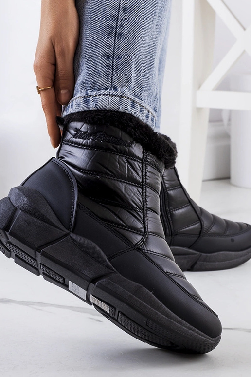 Bottes de neige isolées Black Lago Bottes de neige isolées Black Lago