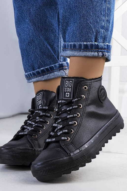 Baskets noires isolées Big Star EE274110