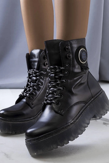 Bottines noires pour femmes...