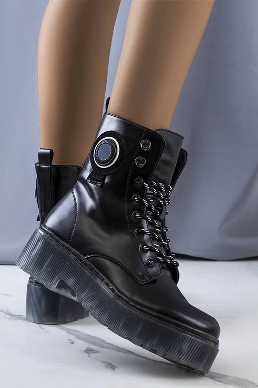 Bottines noires pour femmes Laureano