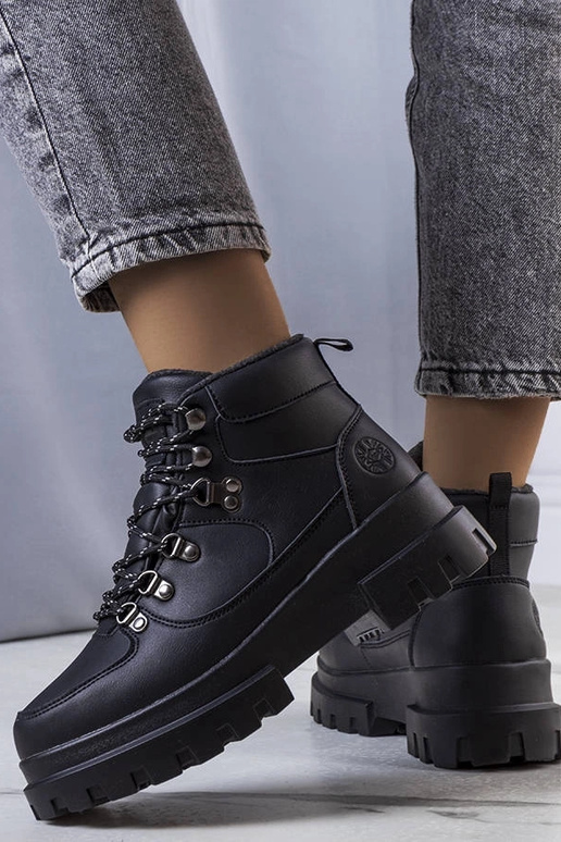 Bottes de randonnée d'hiver noires, «...