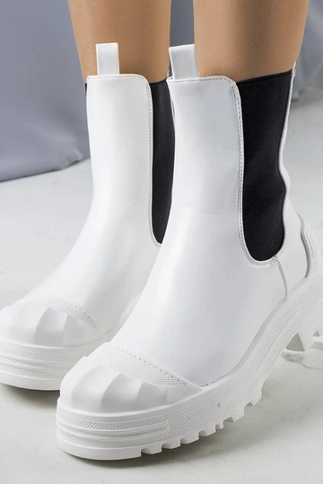 Bottines blanches Crispo pour femmes