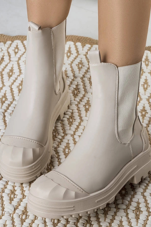 Bottines femme Crispo beiges Bottines femme Crispo beiges