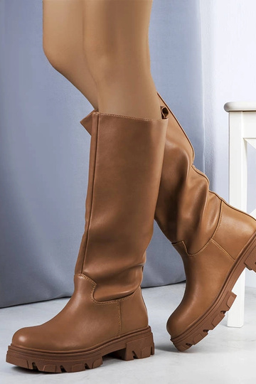 Bottes isolées marron Romelio