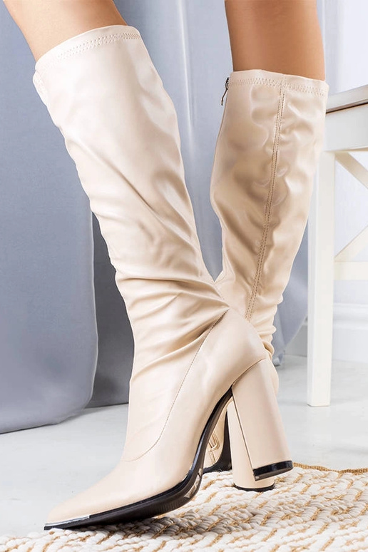 Bottines beiges Velass