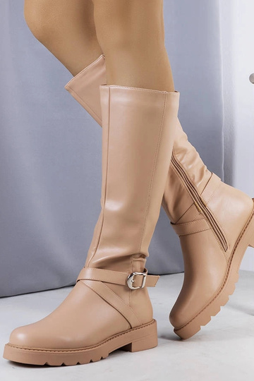 Bottes isolées beiges Olmin