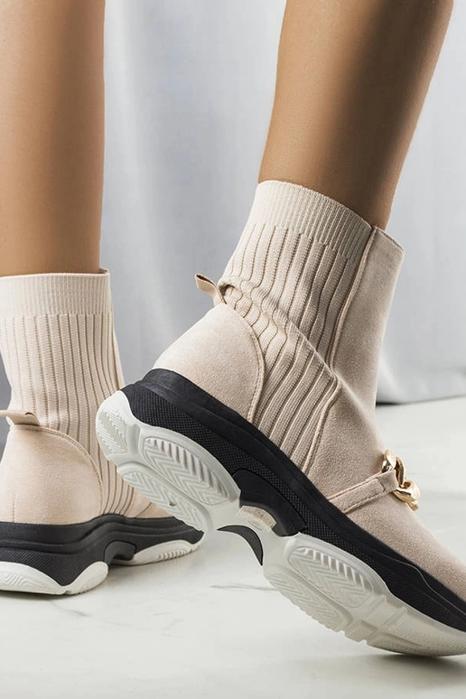 Bottines isolantes beiges Ulster Chain