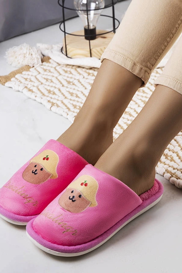 Chaussons souples roses... 2