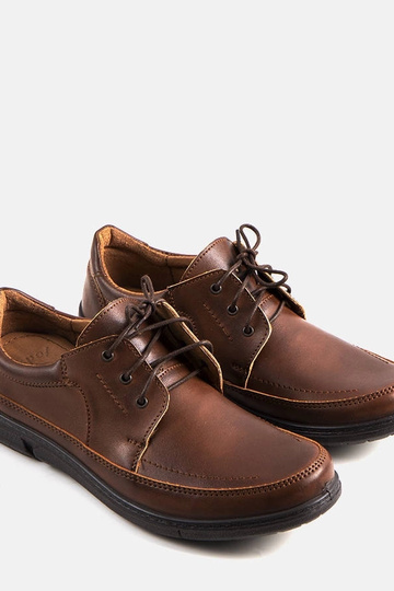 Derbies marron pour hommes,... 2