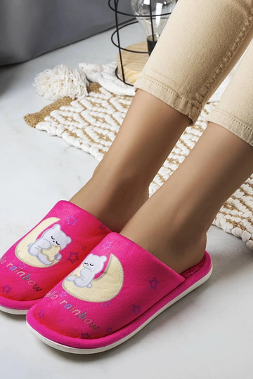 Chaussons arc-en-ciel doux...