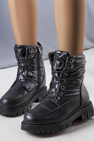 Bottes de neige noires pour...