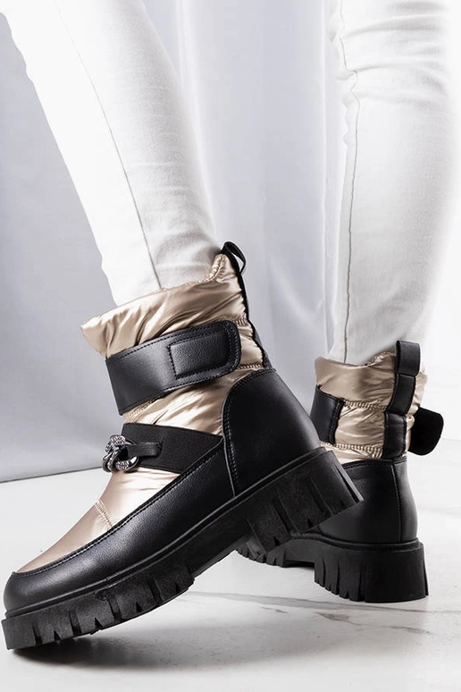 Bottes de neige à chaîne dorée Ephraim