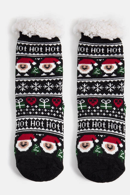 Chaussettes isolantes noires avec... Chaussettes isolantes noires avec...