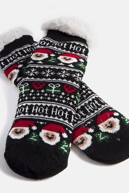 Chaussettes isolantes noires avec... Chaussettes isolantes noires avec...