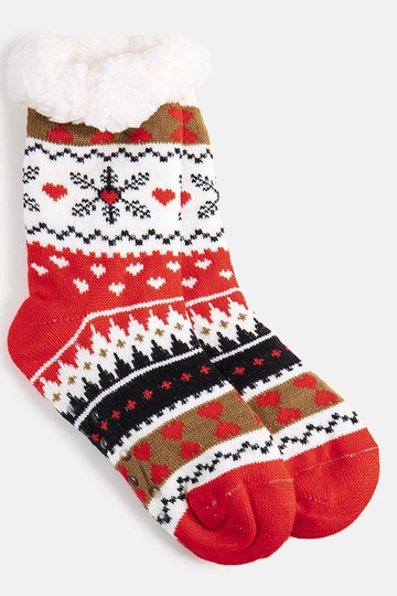 Chaussettes d'hiver oranges...