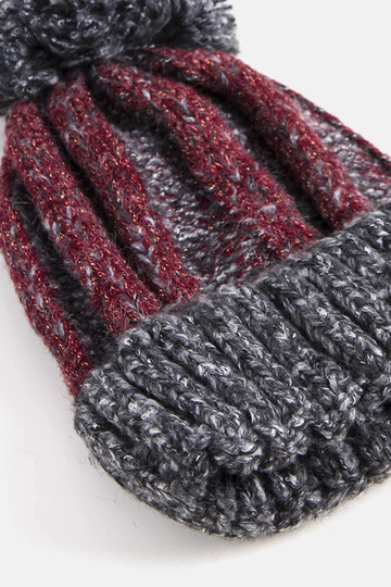 Bonnet à pompon Cormil noir 2