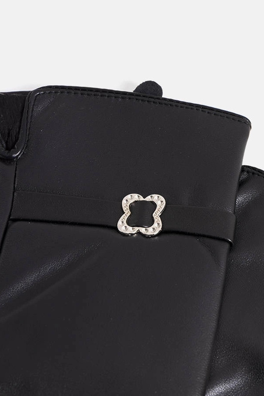 Gants isolants noirs avec boucle Clouti Gants isolants noirs avec boucle Clouti