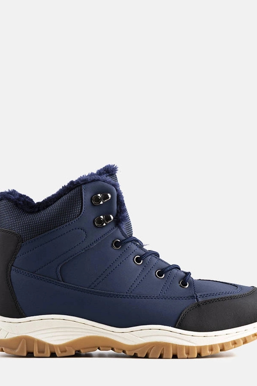 Bottes Violette isolantes bleu marine
