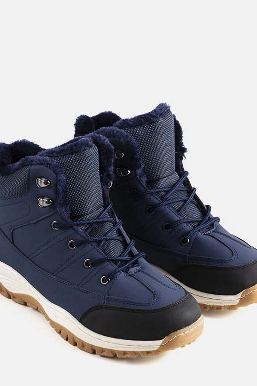 Bottes Violette isolantes bleu marine