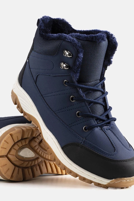 Bottes Violette isolantes bleu marine