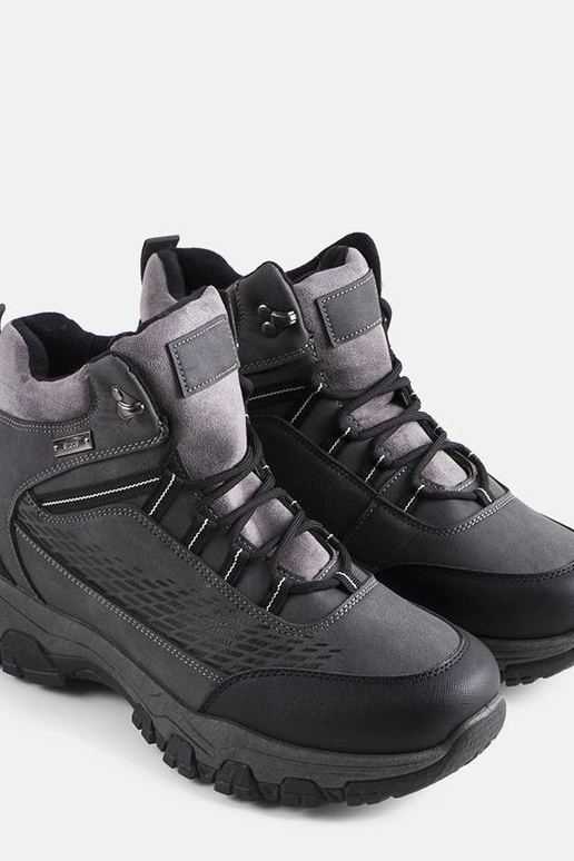 Bottes de randonnée isolées Jaxx grises Bottes de randonnée isolées Jaxx grises