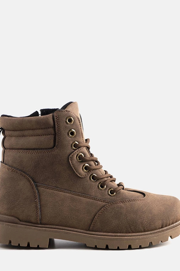 Bottes de randonnée brunes,...