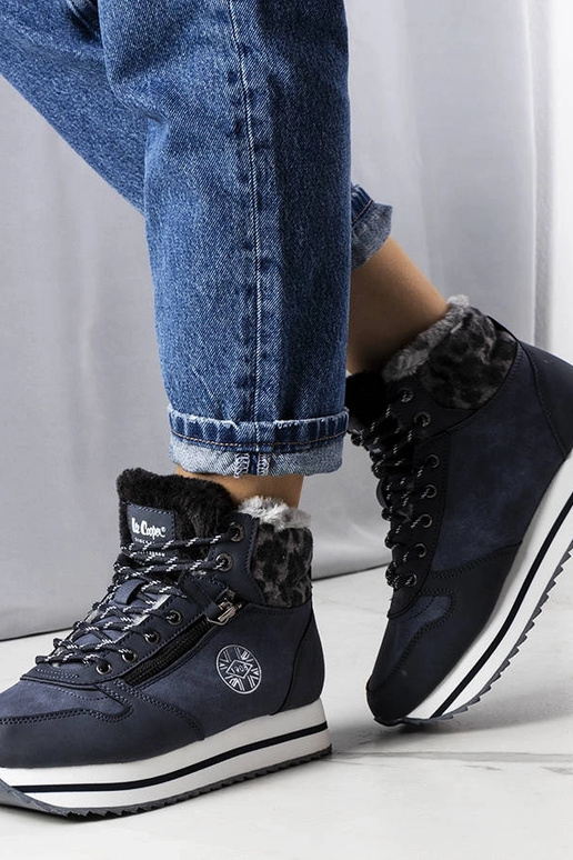 Bottines bleu foncé, «...