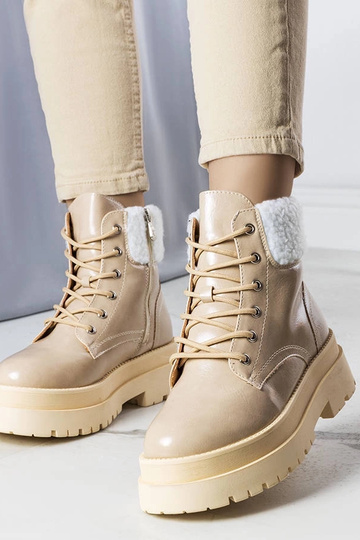 Bottes d'hiver sable avec...