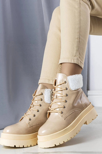 Bottes d'hiver sable avec fourrure, « Bryas » 2