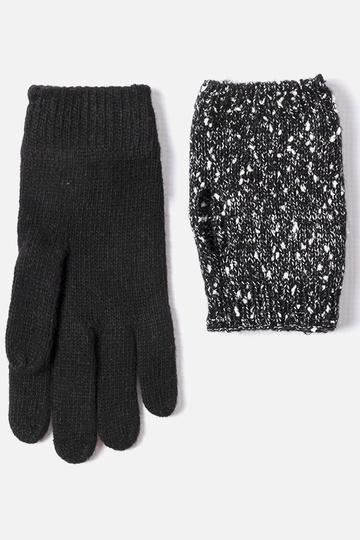 Gants sans doigts noirs, «... 2