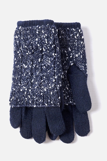 Gants mitaines Dakota bleu marine