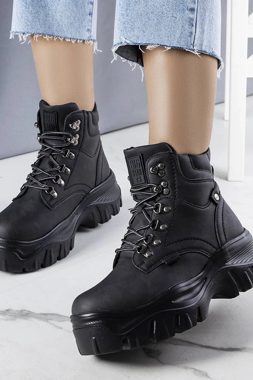 Bottes noires Big Star KK274368