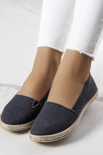 Espadrilles noires pour femmes Amiral