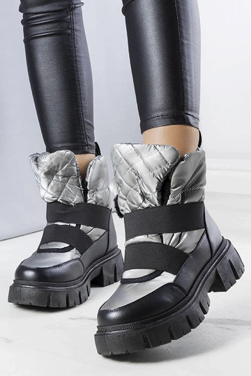 Bottes de neige isolantes à enfiler Francisco grises