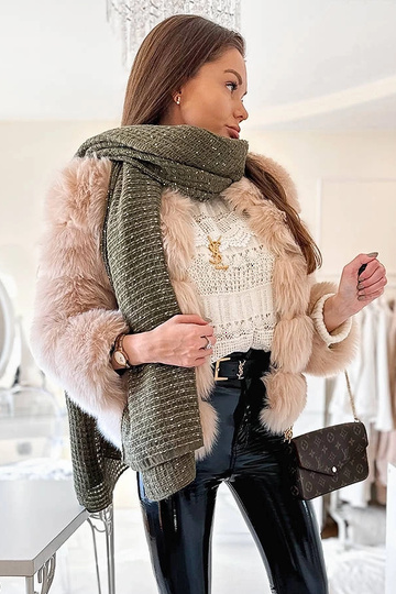 Écharpe à pois verts Khalil 2