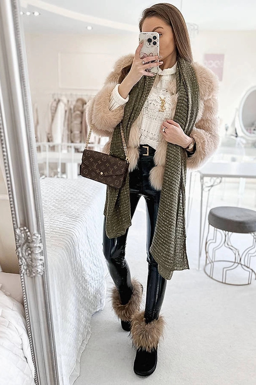 Écharpe à pois verts Khalil