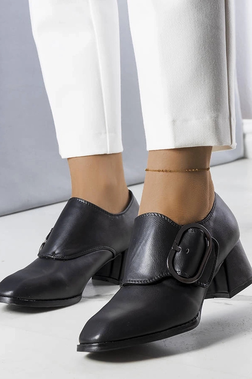 Escarpins noirs à talon Ailani Escarpins noirs à talon Ailani