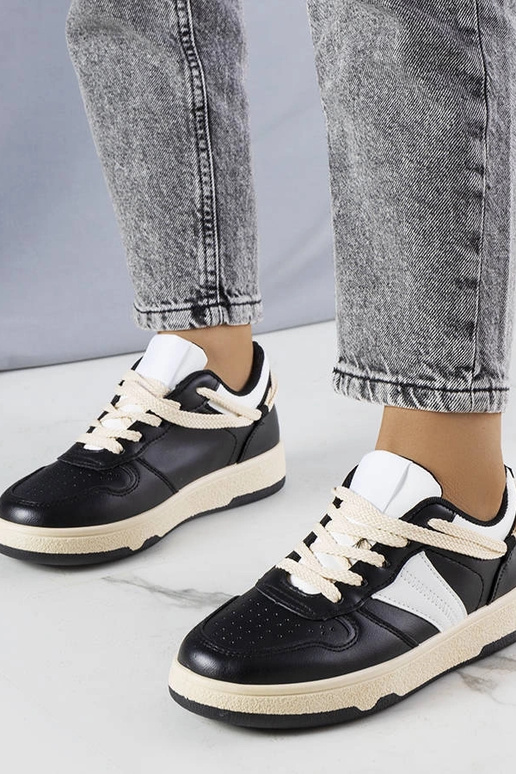 Baskets noires pour femmes Marcella Baskets noires pour femmes Marcella