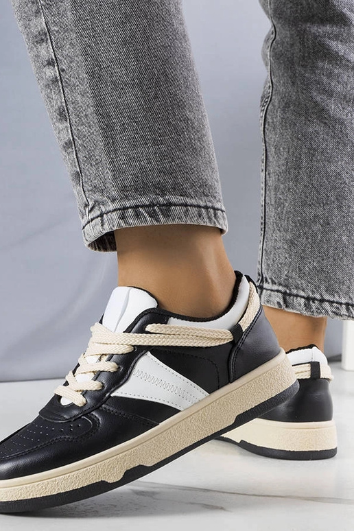 Baskets noires pour femmes Marcella Baskets noires pour femmes Marcella