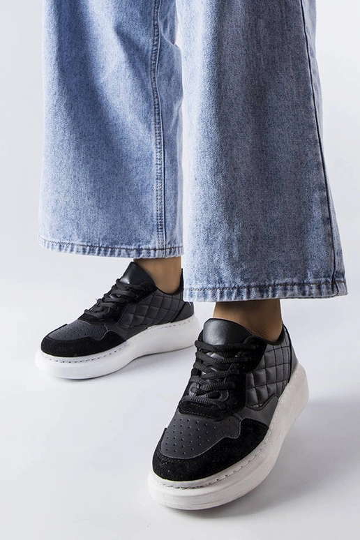 Baskets noires pour femmes Latoya Baskets noires pour femmes Latoya