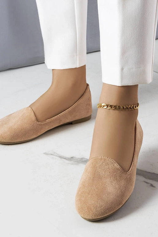 Ballerines en simili daim couleur...