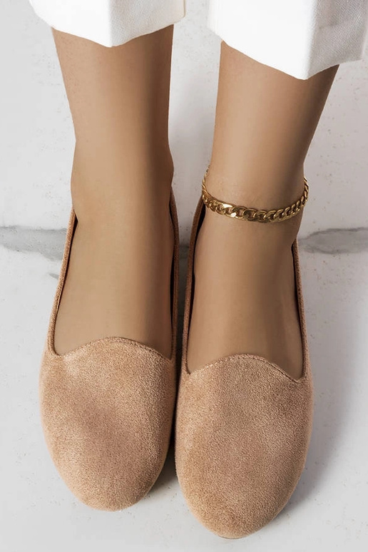 Ballerines en simili daim couleur...