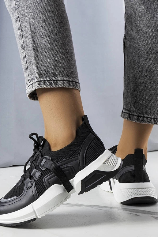 Baskets chaussettes noires Peggy Baskets chaussettes noires Peggy