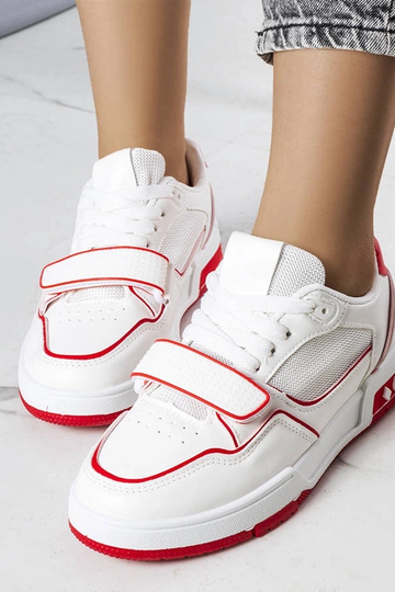 Baskets rouges pour femmes Ollie 2