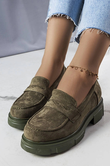 Mocassins verts en... 2