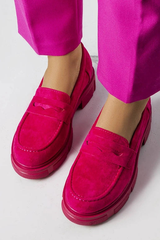 Bottes en simili daim roses Alacoque