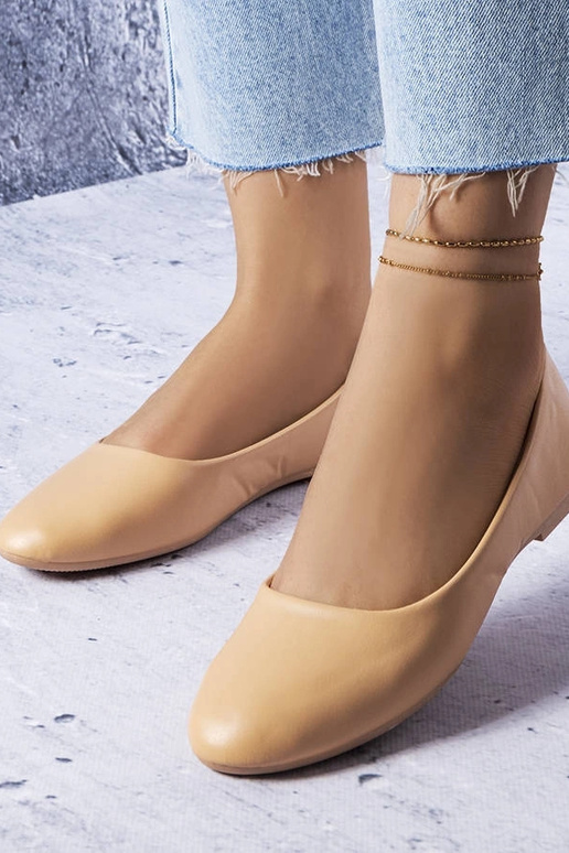 Ballerines beiges avec semelle... Ballerines beiges avec semelle...