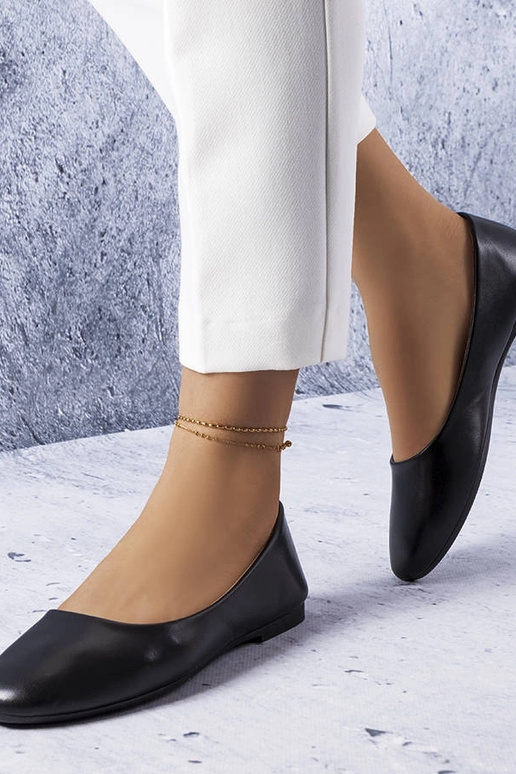 Ballerines noires avec semelle...