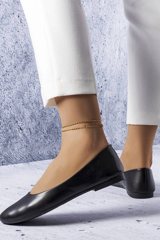 Ballerines noires avec semelle...